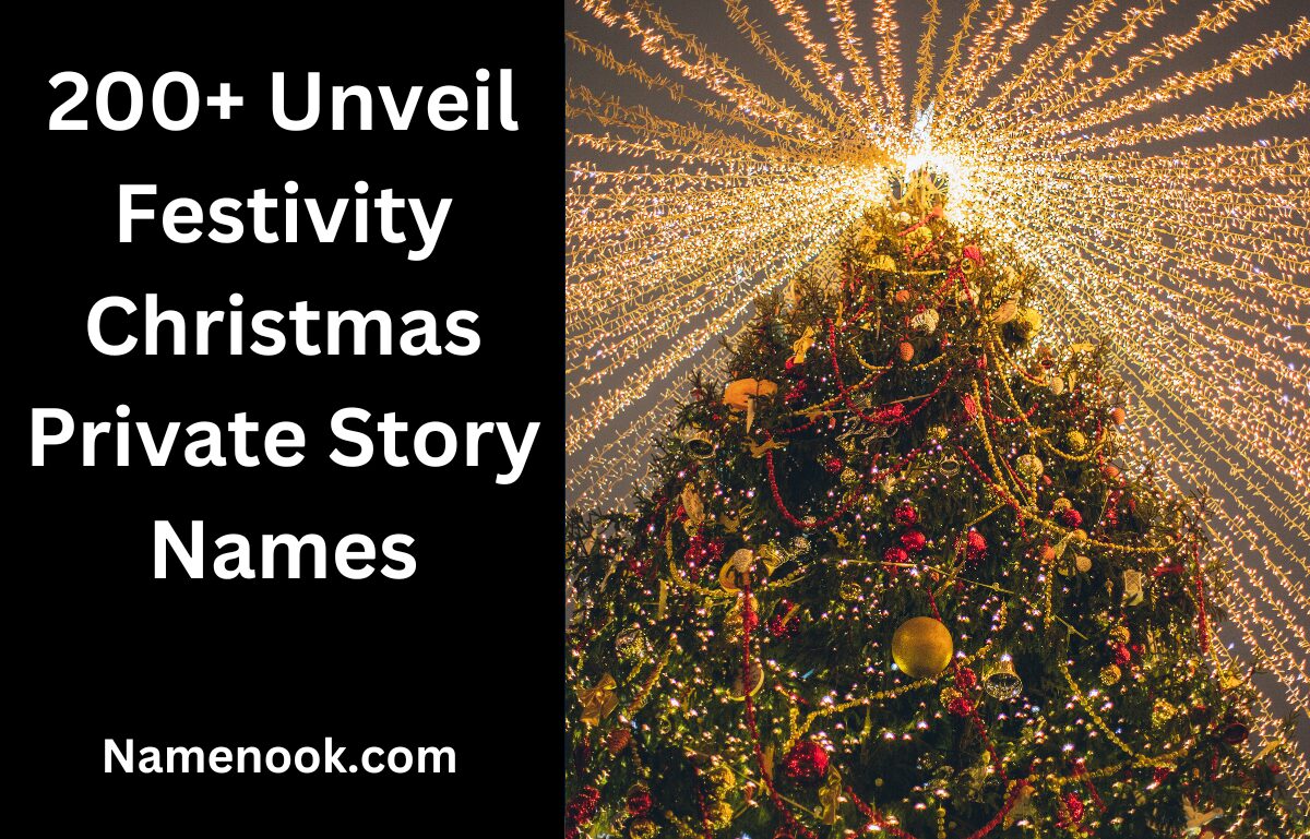 200+ Unveil Festivity Christmas Private Story Names