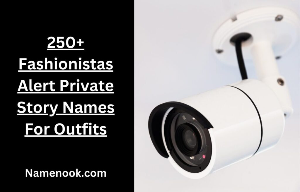 250+ Fashionistas Alert Private Story Names For Outfits