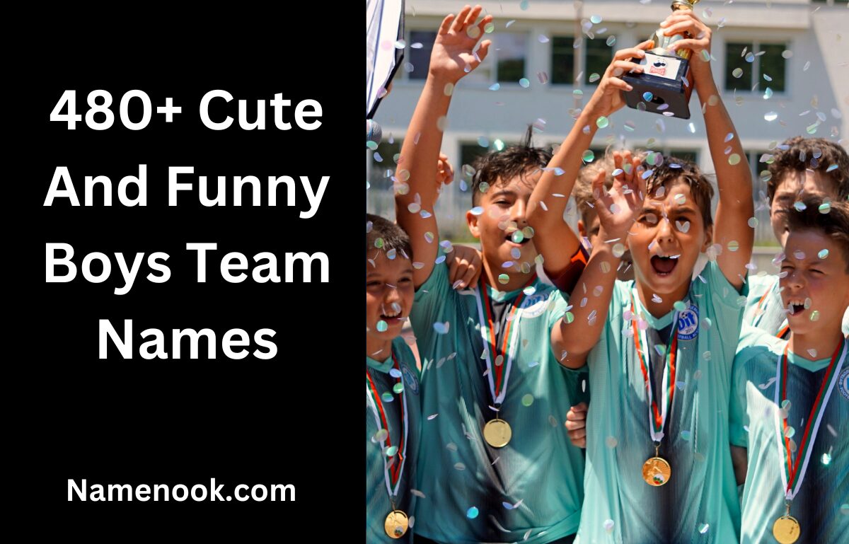 480+ Cute And Funny Boys Team Names