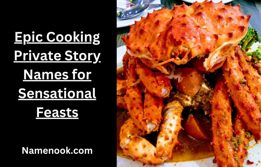 Epic Cooking Private Story Names for Sensational Feasts