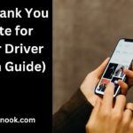 10 Thank You Note for Uber Driver (With Guide)