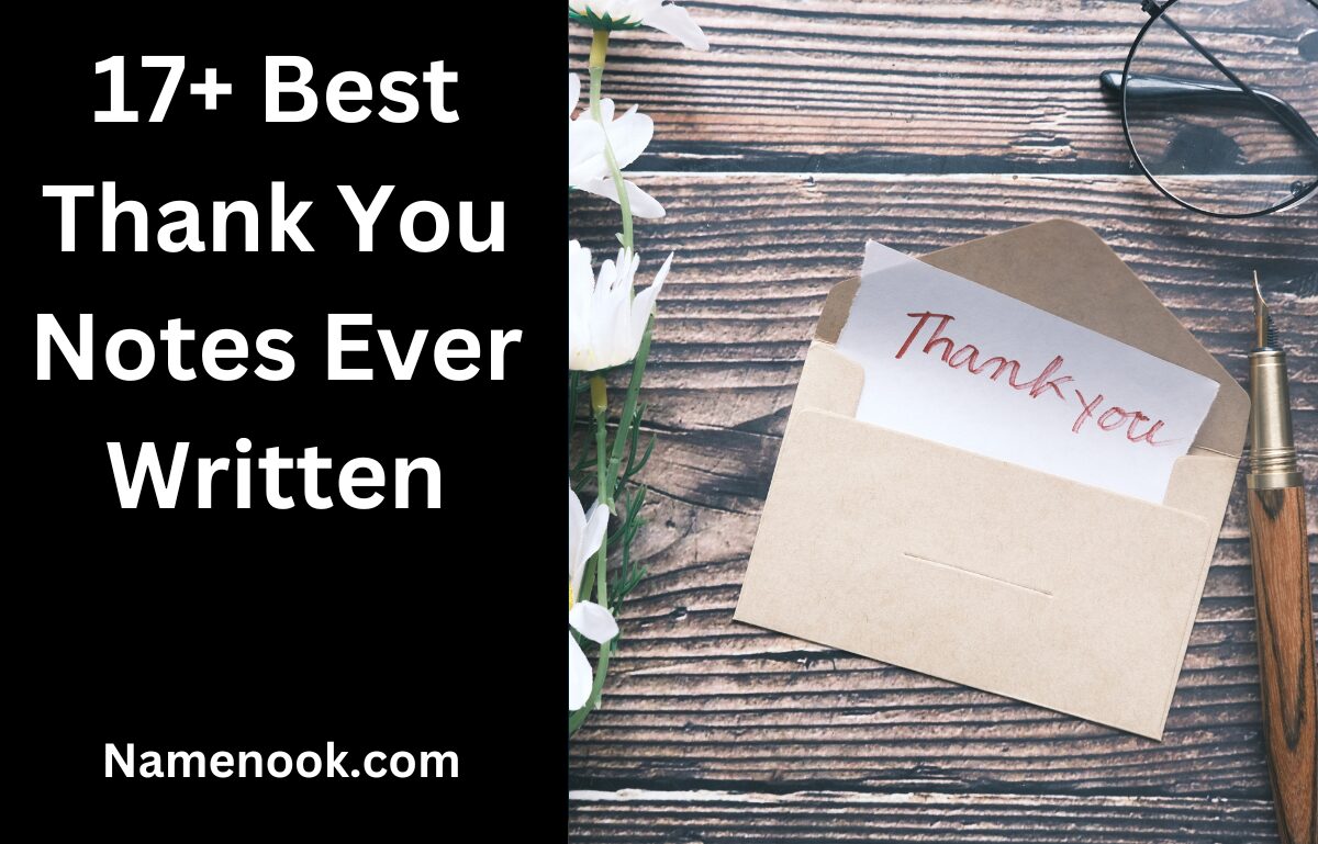 17+ Best Thank You Notes Ever Written