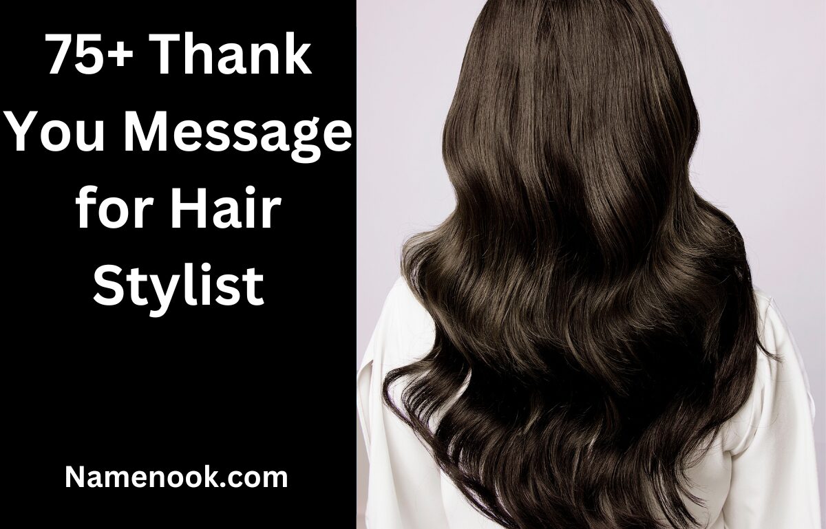 75+ Thank You Message for Hair Stylist