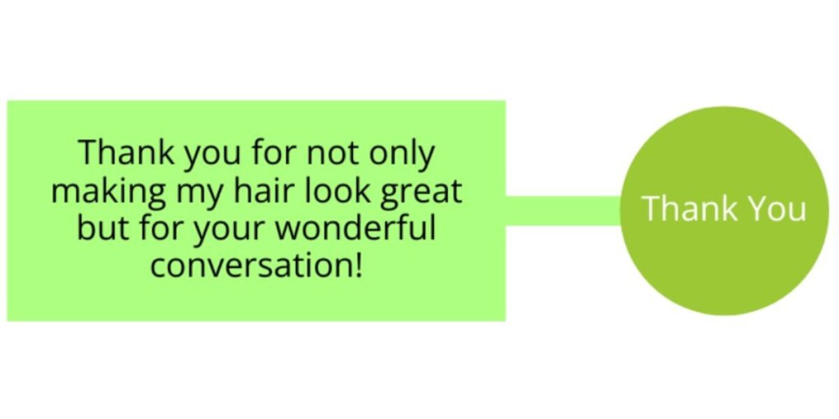 75+ Thank You Message for Hair Stylist