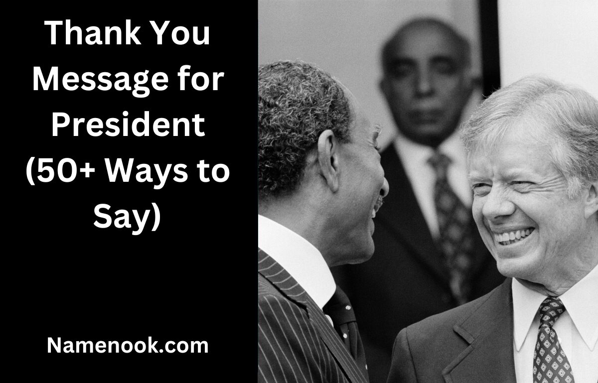 Thank You Message for President (50+ Ways to Say)