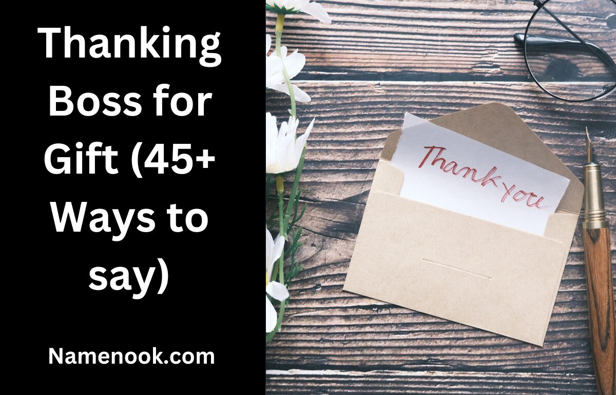 Thanking Boss for Gift (45+ Ways to say)