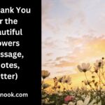 50 Thank You for the Beautiful Flowers (Message, Quotes, Letter)