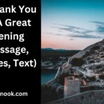 52 Thank You for A Great Evening (Message, Quotes, Text)