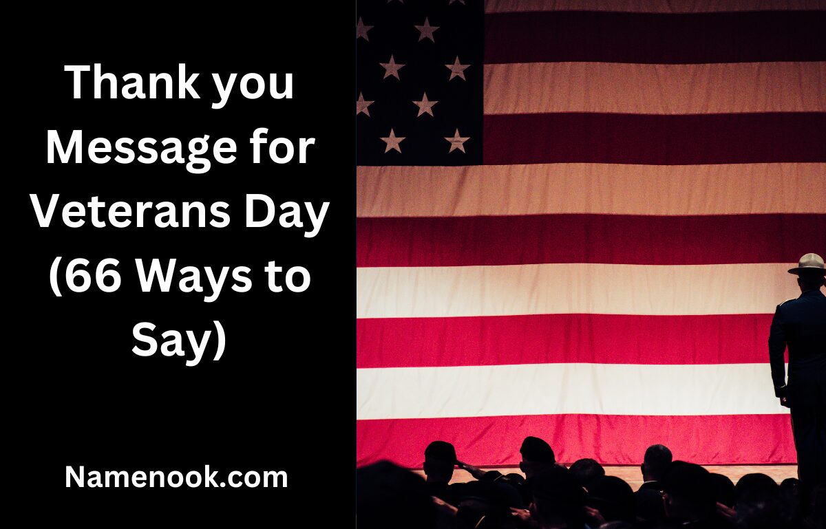 Thank you Message for Veterans Day (66 Ways to Say)