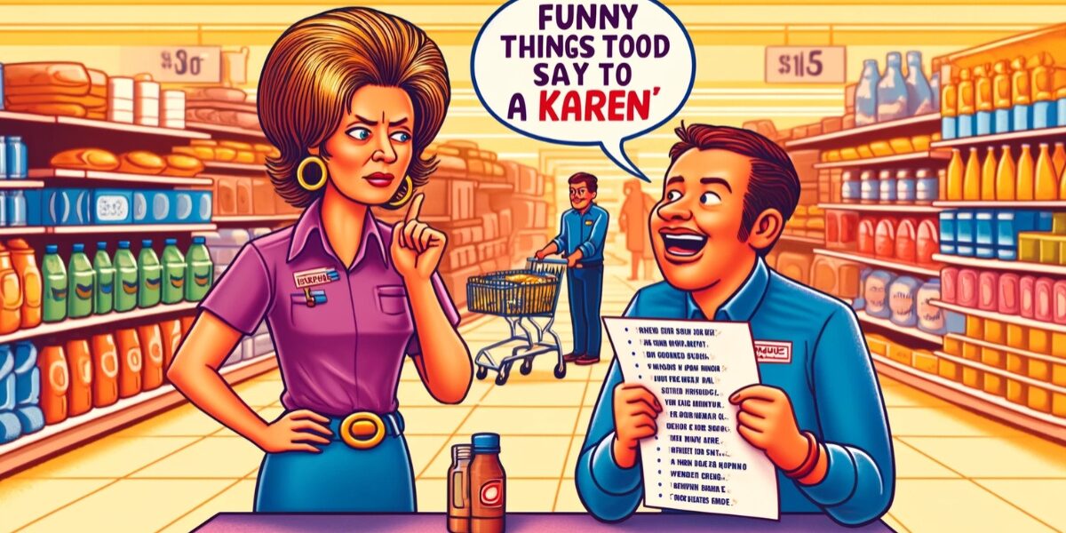 50+ Funny Things I Say to a Karen