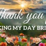 Thank You for Brightening my Day (Notes, Quotes, Letter)