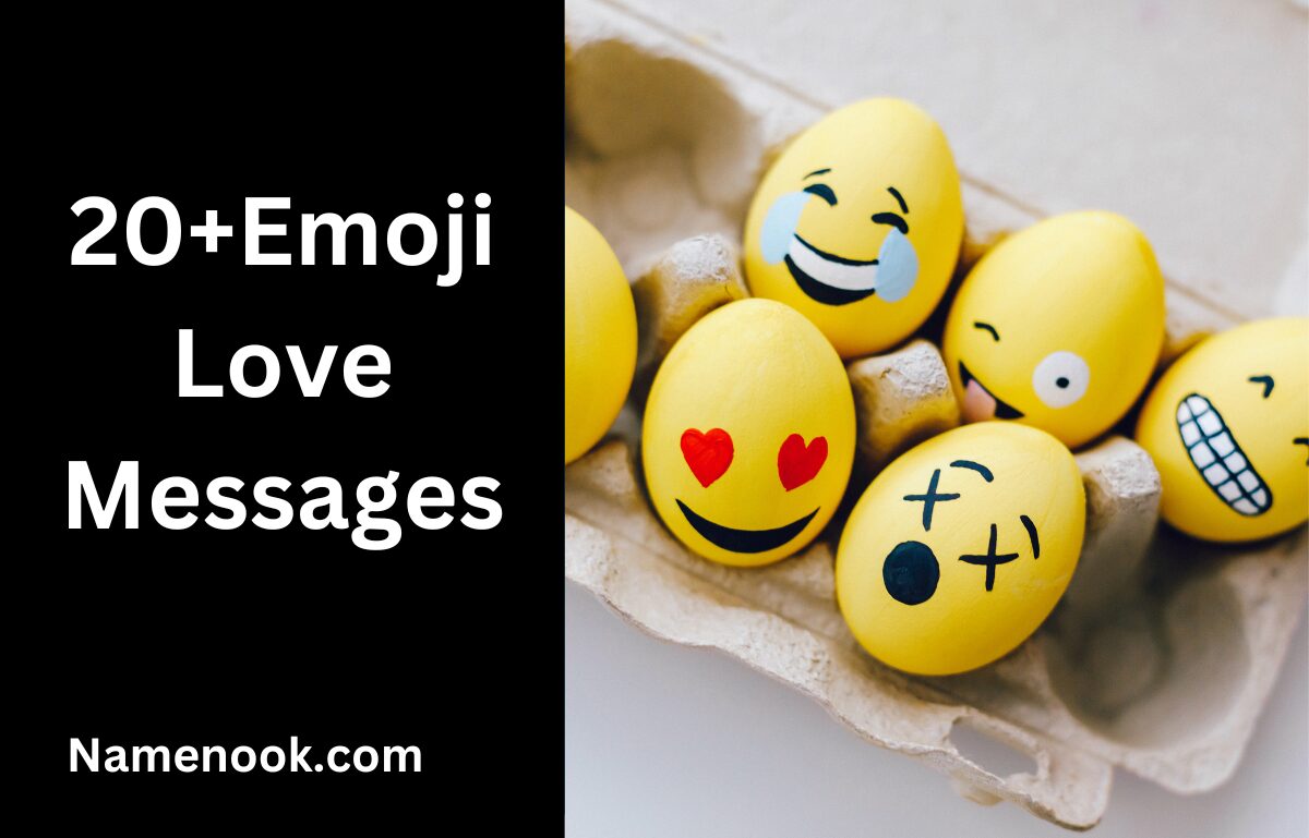 20+Emoji Love Messages