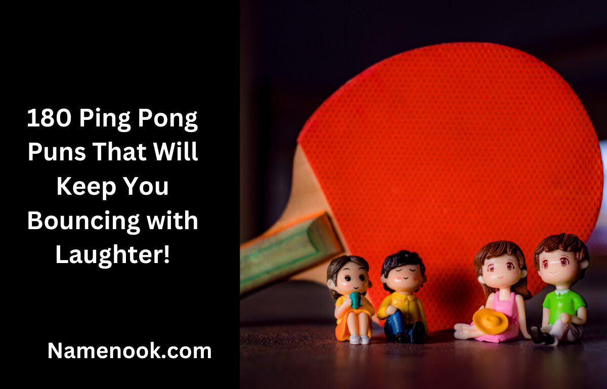 180 Ping Pong Puns That Will Keep You Bouncing with Laughter!