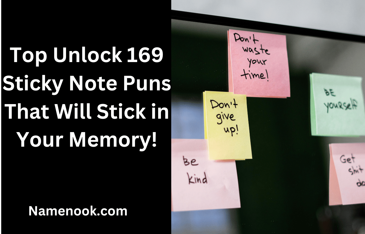 Top Unlock 169 Sticky Note Puns That Will Stick in Your Memory!