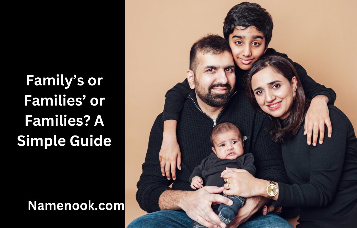 The difference between family’s, families’, and families may seem small, but it’s essential for clear and effective communication. Whether you're writing an email, drafting a legal contract, or planning a community event, using the correct form can prevent misunderstandings and ensure your message is precise. By practicing these rules and considering the context, you can avoid confusion and express yourself more clearly. So next time you write, keep these distinctions in mind—your writing will be clearer, more professional, and easier to understand. Keep practicing, and happy writing!