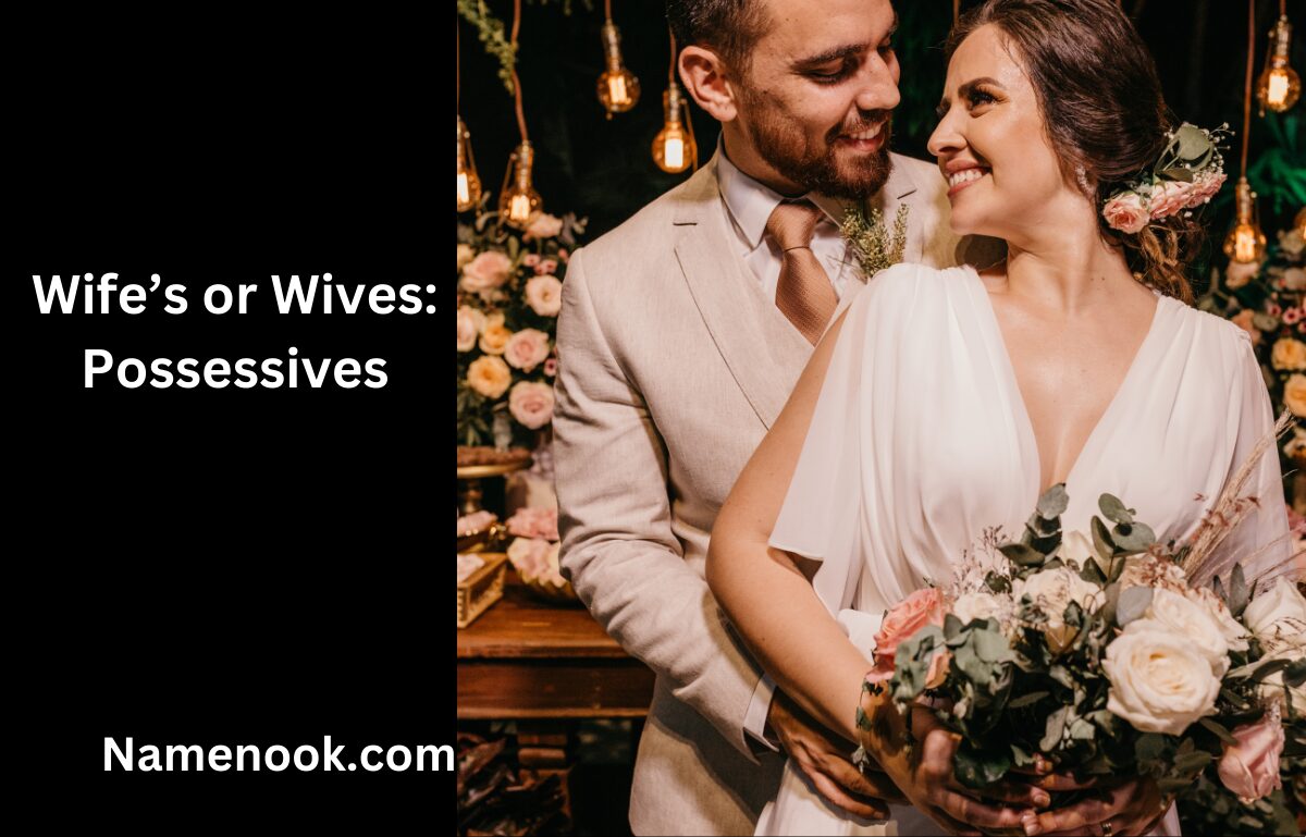 Wife’s or Wives: Possessives