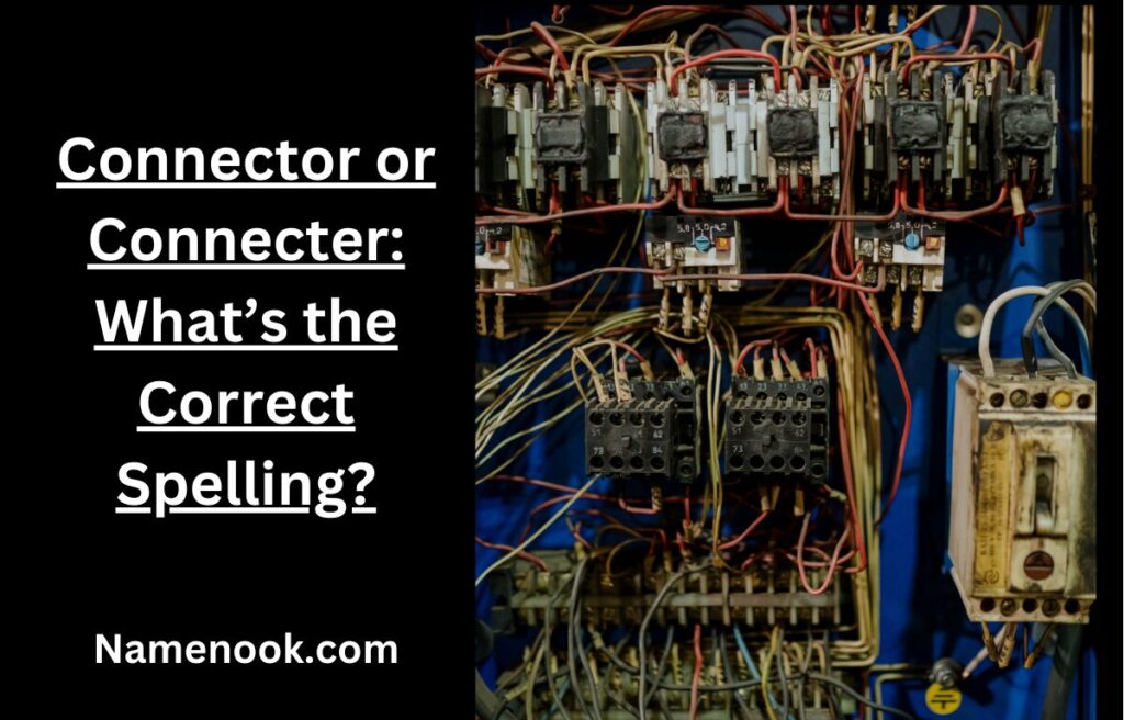 Connector or Connecter: What’s the Correct Spelling?